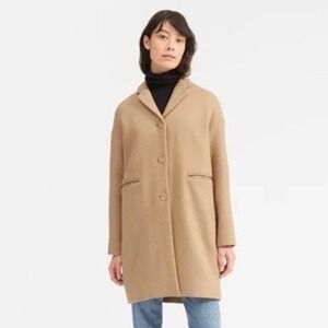 Everlane‎ Cocoon Wool Coat Camel Beige Size 2